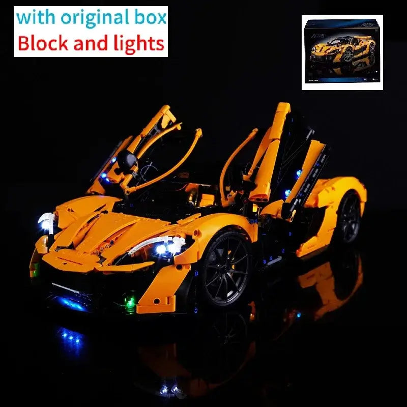 P1 Super Racing Car Fit 42172 Model Building Block Toy