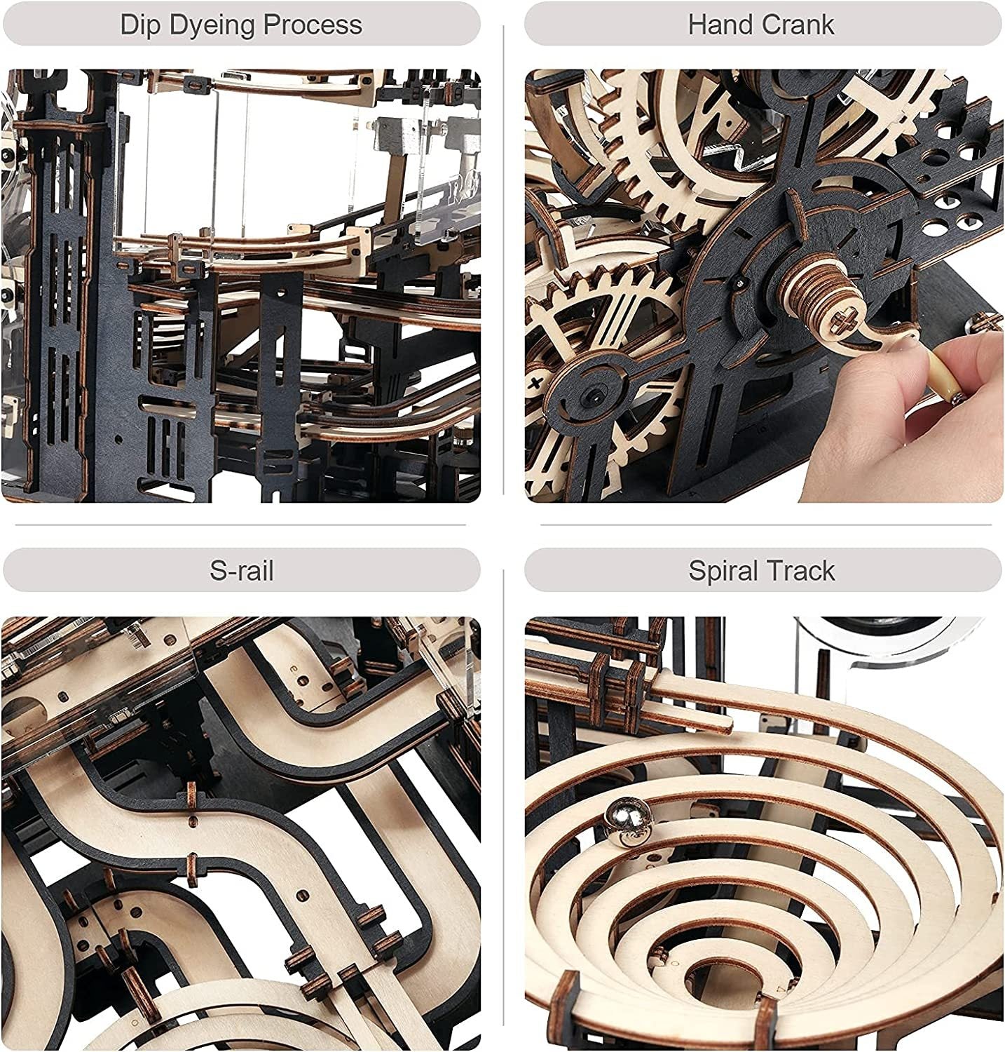 Robotime ROKR Márvány éjszakai város 3D fából készült puzzle játék - Kincsesbazár Kincsesbazár