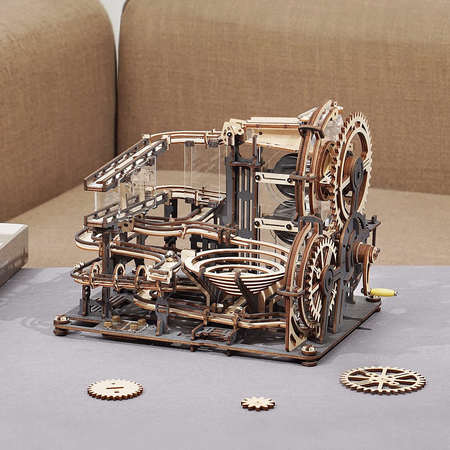 Robotime ROKR Márvány éjszakai város 3D fából készült puzzle játék - Kincsesbazár